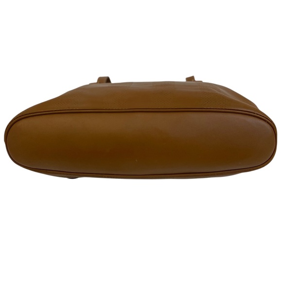 Vintage Fendi Caramel Tote Bag w/ COA Gold Hardware Pequin Stripes Authentic Y2K - Picture 8 of 16